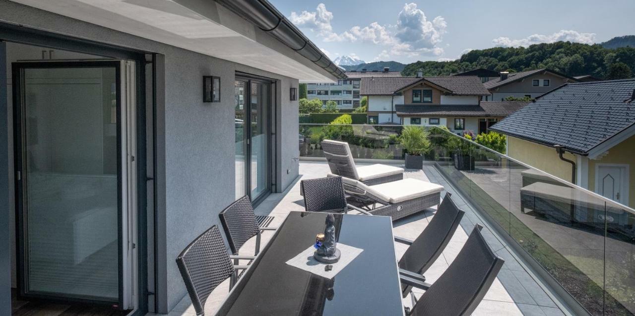 Luxurioese Penthaus Wohnung 아니프 외부 사진